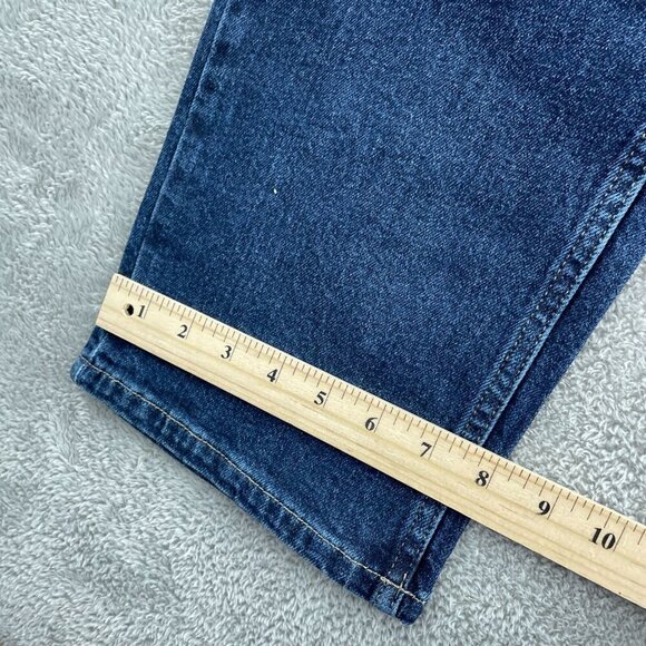 Calvin Klein Womens Dark Blue Straight Leg Jeans Size 12 NWT 4468 - Picture 8 of 11